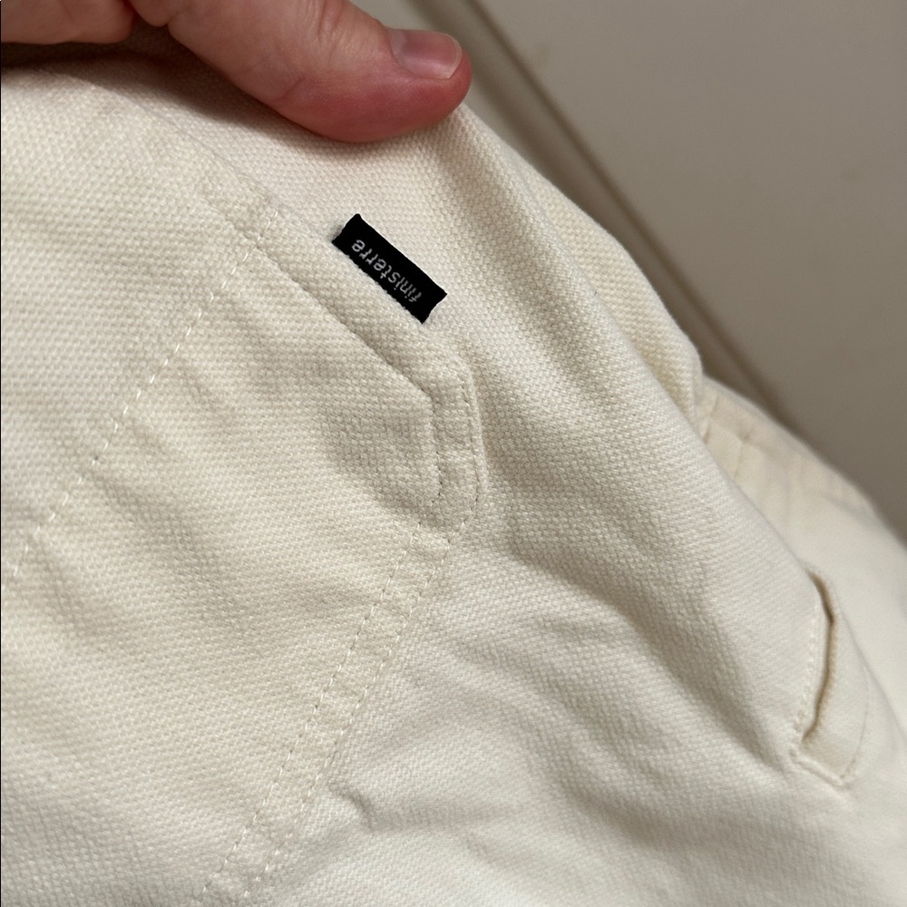 Finisterre • Cream 100% Cotton Denim Overalls Size 12 UK (M in US) - Picture 11 of 11